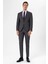 Slimfit Armürlü Siyah Takım Elbise 1