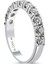 0.77 Ct F-G Si 2.06 gr 14 K Jwd Yarım Tur Yüzük 2