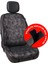 Gri Cam Kırığı Jakar Dokuma Kumaş Otomind Oto Minderi 2'li Set 3