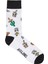 Jack & Jones Mexican Skull Socks 5 Pack Erkek Kırmızı Çorap 12217625-17 2