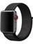 Apple Watch 38-40-41MM Için Cırtlı Kumaş Kordon-03 Siyah 1