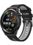 Galaxy Watch 5 (40MM) 20MM Için Iki Renkli Silikon Kordon-55 Siyah-Gri 1