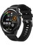 Galaxy Watch 4 Classic (46MM) 20MM Için Iki Renkli Silikon Kordon-55 Siyah 1