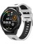Amazfit Bip U 20MM Için Iki Renkli Silikon Kordon-55 Beyaz-Siyah 1