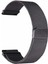 Amazfit Gts 2 Mini 20MM Için Mıknatıslı Hasır Metal Kordon-12 Siyah 1