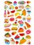 Sticker Kabartmalı Stiker Defter, Planlayıcı Etiket (LXK-007) - 22X14 cm - Pasta Suşi Yemek 1