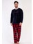 Erkek Uzun Kol Welsoft Lacivert Pijama Takım C3T0N4O084 1