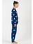 Kız Çocuk Uzun Kol İndigo Polar Pijama Takımı C2T0N9O023 5
