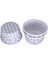 Depposıte Cupcake Kalıbı Büyük Boy 62X40 mm - 100'LÜ Puantiyeli Gümüş 2