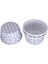 Vıp Cupcake Kalıbı Minik Boy 38*30 mm - 100'LÜ Puantiyeli Gümüş 1