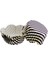 Cupcake Kalıbı Pet Kapsül Kreme Mor Cizgili Dalgalı Kek Kalıbı 65X38 mm - 100'LÜ 1