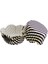 Cupcake Kalıbı Pet Kapsül Kreme Mor Cizgili Dalgalı Kek Kalıbı 65X38 mm - 100'LÜ 3