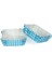 Depposıte Pet Kapsül 80*80 mm - Mavi Puantiye - Kare - 100'LÜ 2