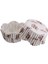 Cupcake Kalıbı Pet Kapsül Dalgalı Sarmaşık Desenli Kek Kalıbı 65X38 mm - 100'LÜ 3.8 cm 1
