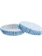 Cupcake Kalıbı Pet Kapsül Oval Model Kek Kalıbı - 100 Adet Kar Desenli Mavi 2x8.5x4.6 cm 1