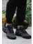 32811 Füme Rahat Esnek Outdoor Trekking Erkek Ayakkabı 2