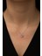 Swarovski® Tektaşlı Kalp Kolye Kaplama 925 Ayar Gümüş 2