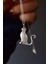 925 Ayar Gümüş Antik ve Etnik Desenli, Vintage Kedi Kolye 2