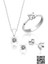 Swarovski® Tektaş Set - Yüzük Kolye Küpe - Rodyum Kaplama 925 Ayar Gümüş 1