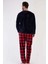 Erkek Uzun Kol Welsoft Lacivert Pijama Takım C3T0N4O084 4