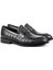Cradle Kösele Taban Desenli Deri Erkek Klasik Ayakkabı Monkstrap Loafer 1