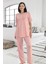 Kadın Kısa Kol Hamile & Lohusa Pijama Takımı Dantelli 1