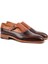 Kangto Kösele Taban Desenli Deri Erkek Klasik Ayakkabı Monkstrap Loafer 1