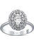 0.96 Ct F-G Si 3.45 gr 14 K Jwd Oval Yüzük 1