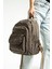 Krem Unisex Ayarlanabilir 9 Gözlü Laptop Bölmeli Çantası 5
