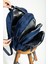 Mega Boy Krem Unisex Ayarlanabilir Ortapedik Askılı 9 Gözlü Laptop Bölmeli Okul Çantası 5