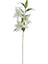 Yapay Çiçek Beyaz Lilyum 3 Kafalı Uzun Dal Çiçek Zambak Lily Flowers 80CM 2