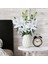 Yapay Çiçek Beyaz Lilyum 3 Kafalı Uzun Dal Çiçek Zambak Lily Flowers 80CM 5
