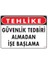 İş Güvenliği Uyarı Levhası 25X35 KOD:414 1