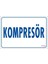 Kompresör Uyarı Levhası 17,5X25 KOD:1732 1