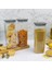 12 Adet 1.7 Lt Istiflenebilir Kristal Vakumlu Erzak Kabı 1.7 Lt Vakumlu Saklama Kabı 1