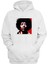 Unisex Jimi Hendrix Gitarist Baskılı Beyaz Normal Kalıp Şardonlu Kalın Sweatshirt 1
