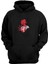 Unisex Kadınlara Karşı Şiddete Son Baskılı Siyah Normal Kalıp Şardonlu Kalın Sweatshirt 1