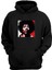 Unisex Jimi Hendrix Gitarist Baskılı Siyah Normal Kalıp Şardonlu Kalın Sweatshirt 1