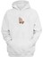 Unisex Dua Eden Eller Illüstrasyon Baskılı Beyaz Normal Kalıp Şardonlu Kalın Sweatshirt 1