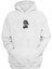 Unisex Çizim Geyşa Baskılı Beyaz Normal Kalıp Şardonlu Kalın Sweatshirt 1