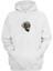Unisex Hıpnoz Kuru Kafası Baskılı Beyaz Normal Kalıp Şardonlu Kalın Sweatshirt 1