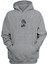 Unisex Çizim Geyşa Baskılı Gri Normal Kalıp Şardonlu Kalın Sweatshirt 1
