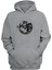 Unisex Çin Rüyası Baskılı Gri Normal Kalıp Şardonlu Kalın Sweatshirt 1