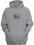 Unisex Eski Radyo Baskılı Gri Normal Kalıp Şardonlu Kalın Sweatshirt 1