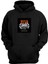Unisex Mind Countrol Baskılı Siyah Normal Kalıp Şardonlu Kalın Sweatshirt 1