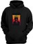 Unisex Bunded By The Lights Baskılı Siyah Normal Kalıp Şardonlu Kalın Sweatshirt 1