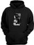 Unisex Mathilda Leon Baskılı Siyah Normal Kalıp Şardonlu Kalın Sweatshirt 1