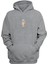 Unisex Doları Banknot Illüstrasyon Baskılı Gri Normal Kalıp Şardonlu Kalın Sweatshirt 1