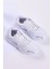 Kadın Beyaz Spor Ayakkabı – Suni Deri, Hafif ve Dayanıklı Rahat Tabanlı Günlük Tasarım 4