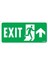 Exit Yukarı Sağ Ok Işaretli Uyarı Levhası 17,5X25 KOD:955 1